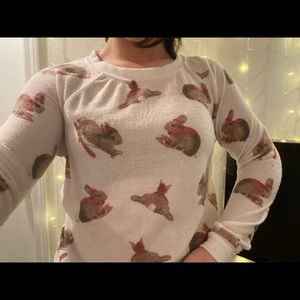 super soft bunny sweater